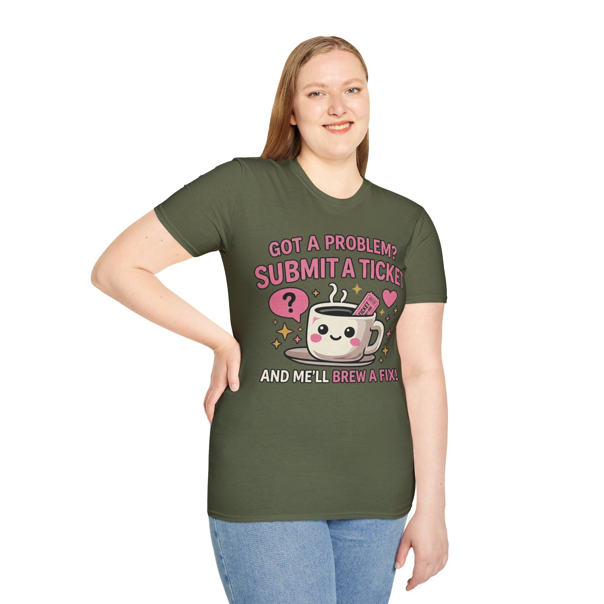 Got a Problem? Submit a Ticket Unisex Softstyle T-Shirt