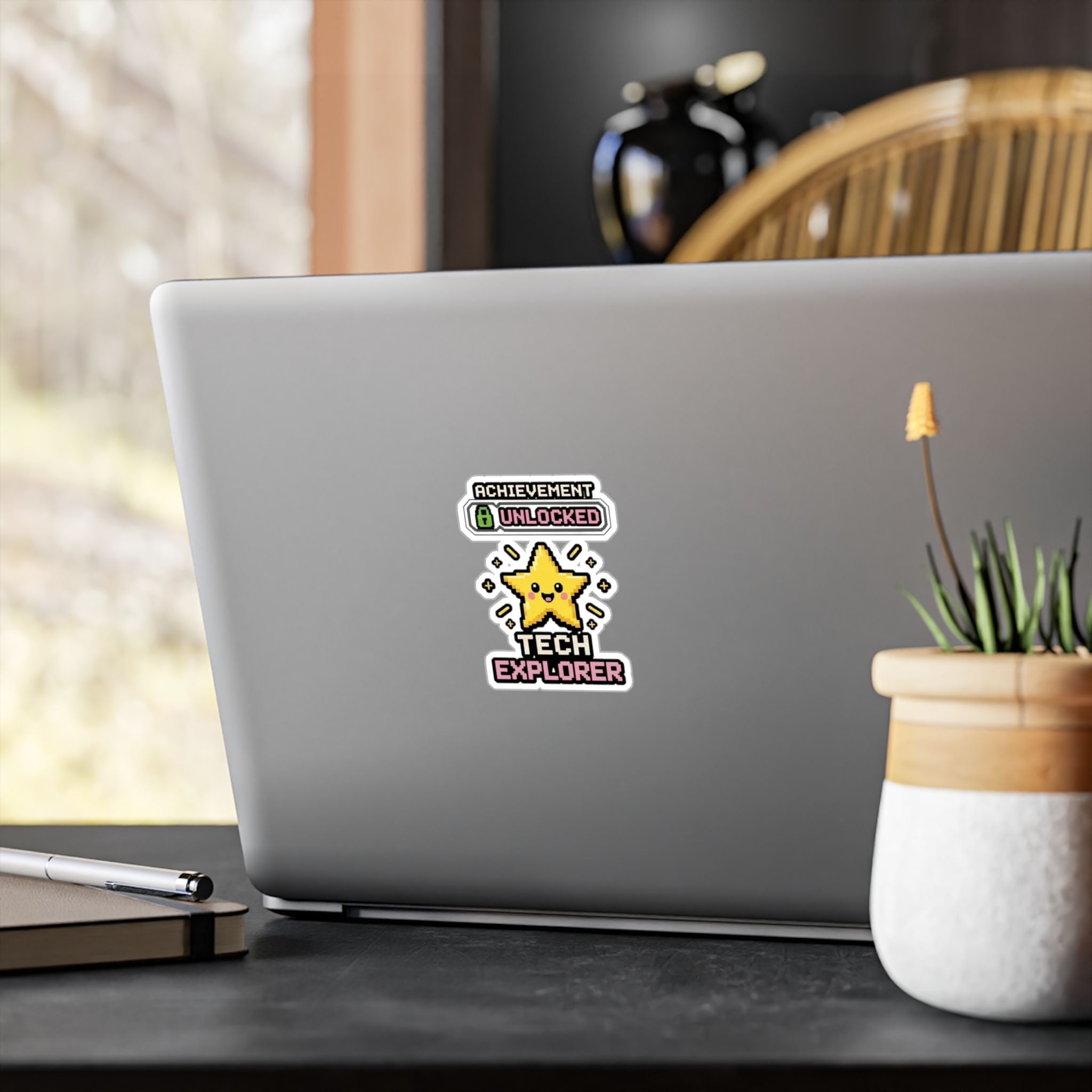 Achievement Unlocked Tech Explorer Kiss-Cut Vinyl Decals