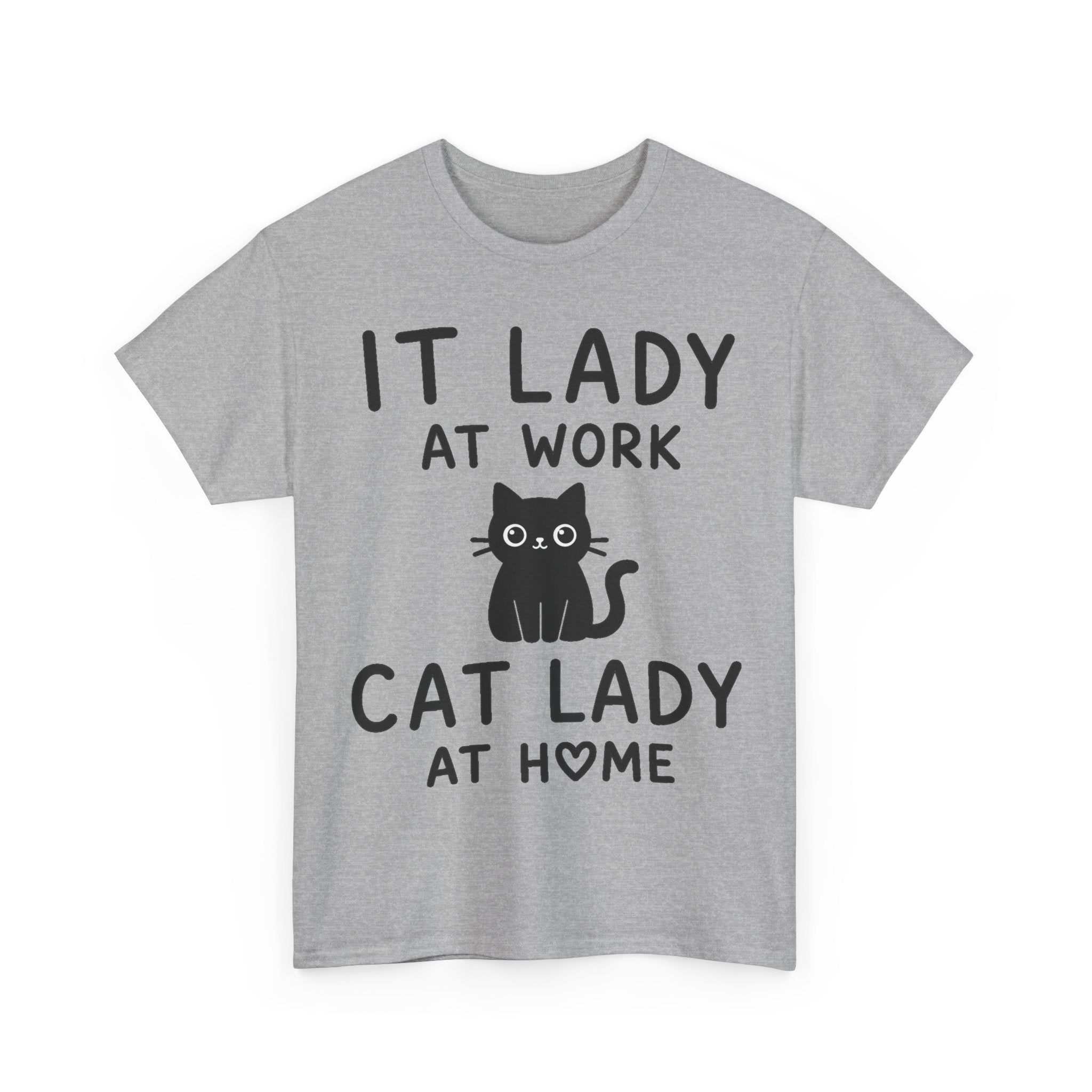 IT Lady at Work / Cat Lady at Home Softstyle T-Shirt