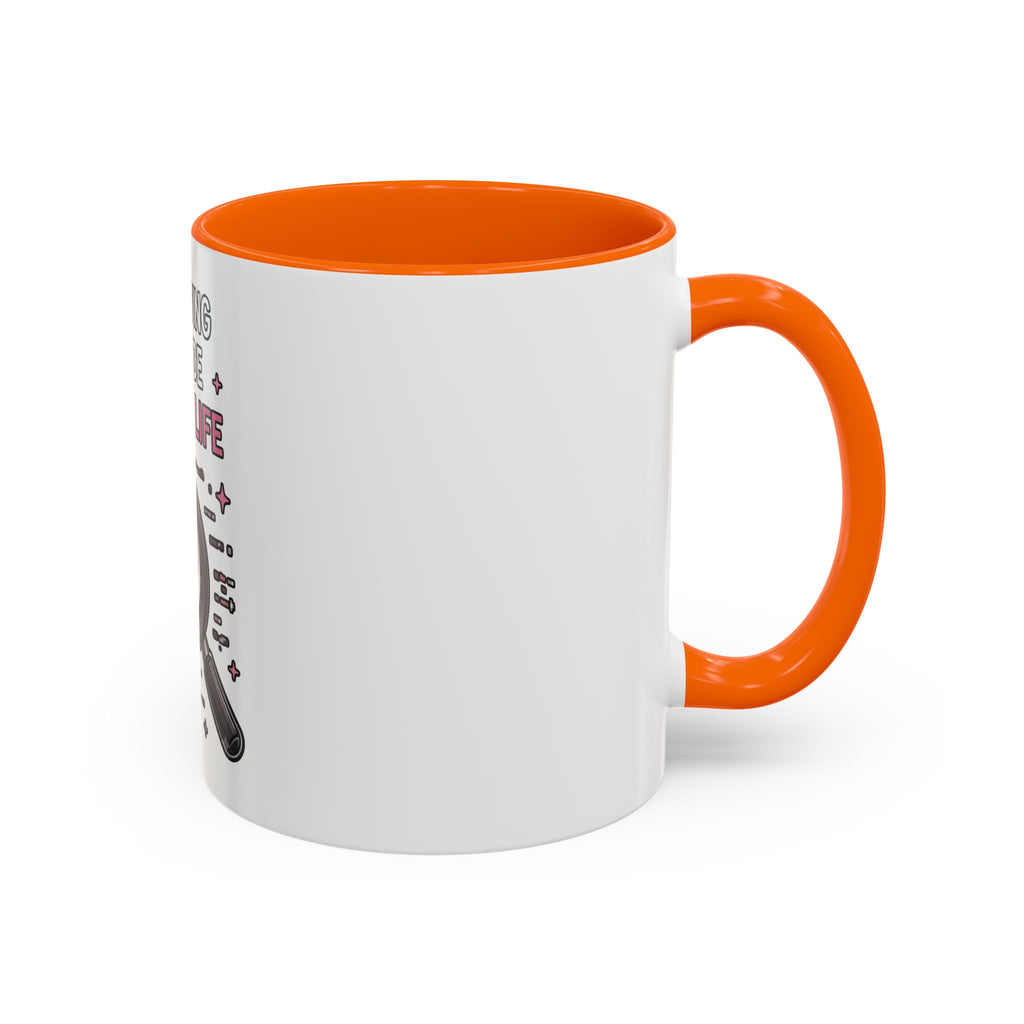Debugging My Code and My Life Accent Coffee Mug - Coder Gifts, Funny Programming Mug (11/15oz)