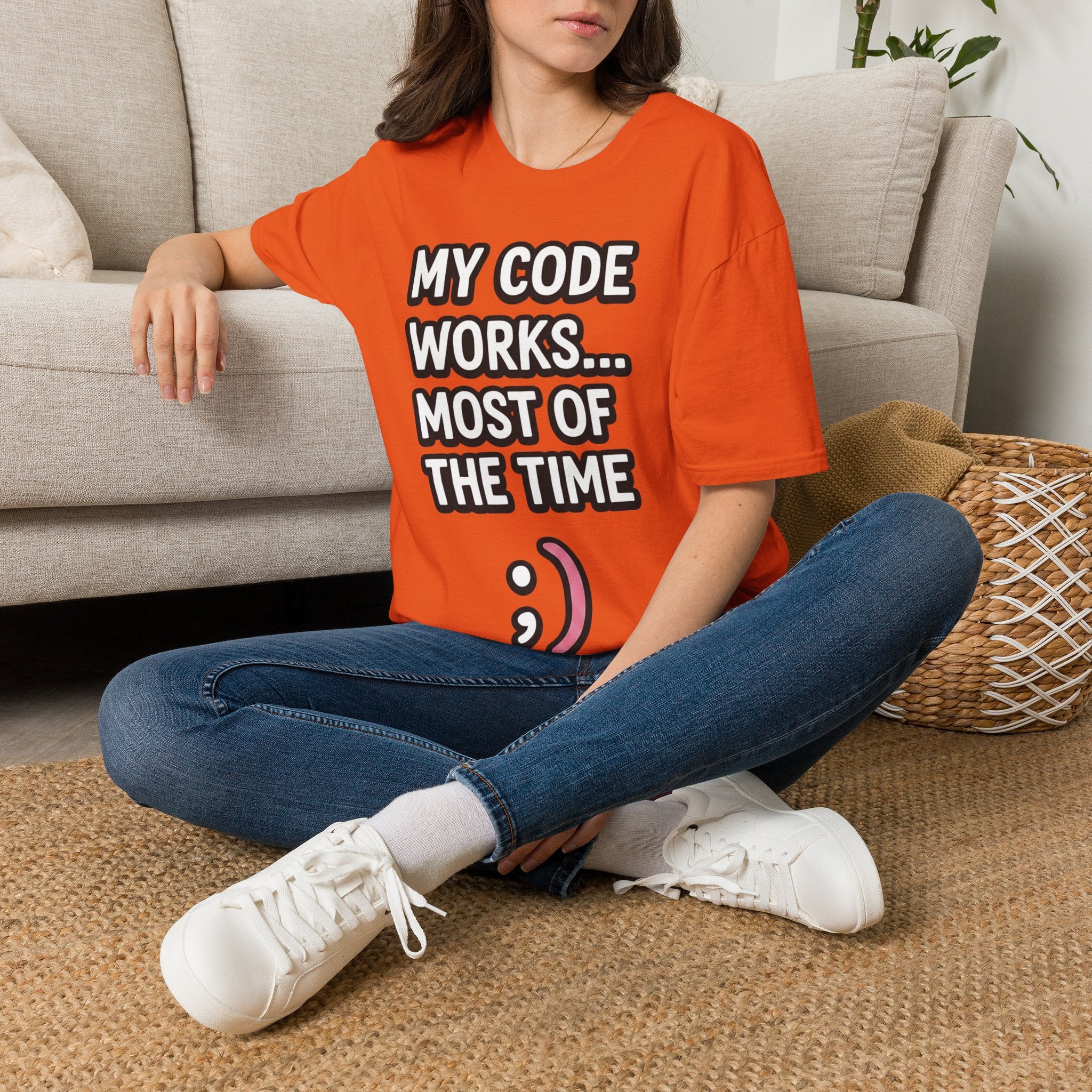 My Code Works... Most Of The Time Unisex Softstyle T-Shirt