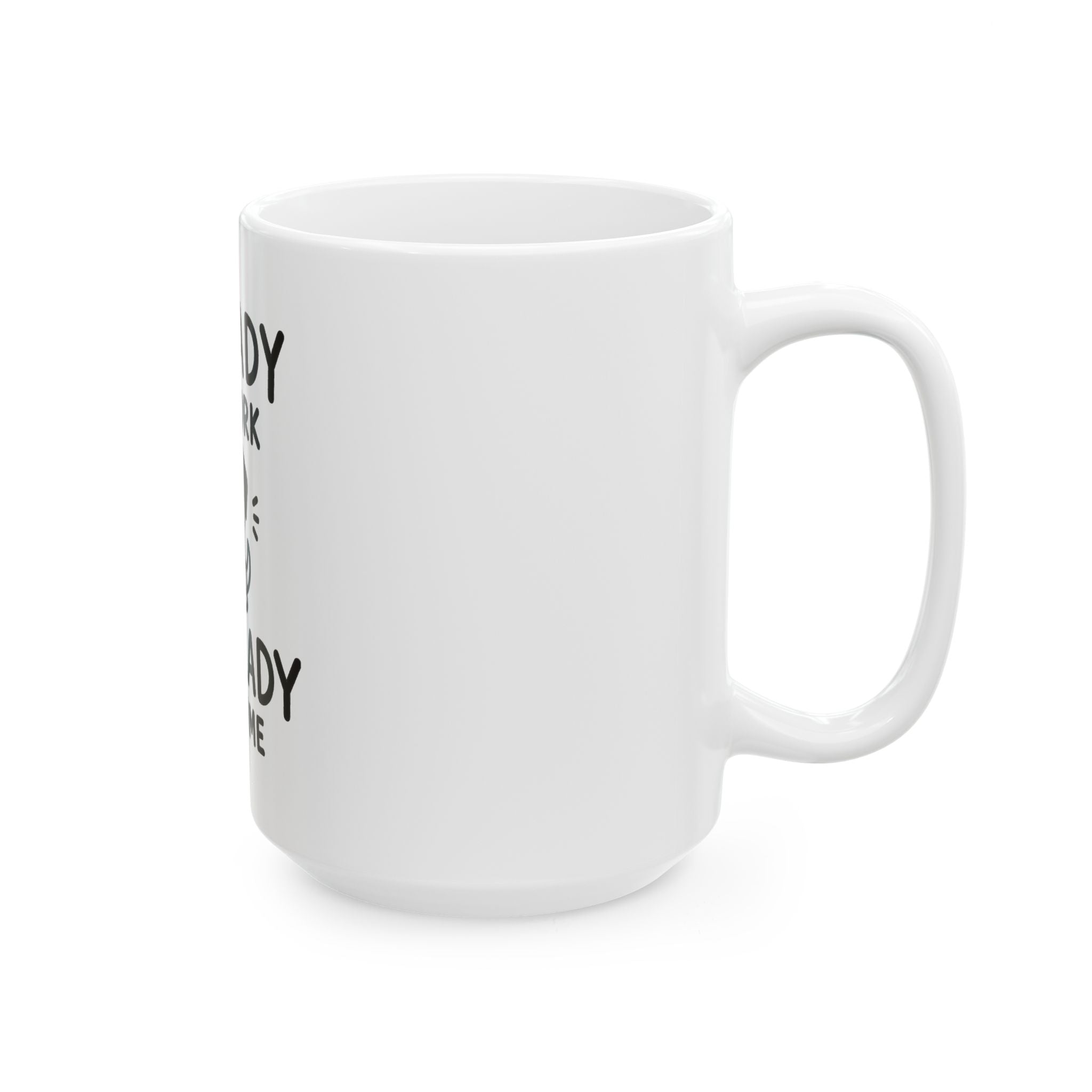 IT Lady at Work, Dog Lady at Home Ceramic Mug - Cute Dog Mom Coffee Cup (11oz/15oz)