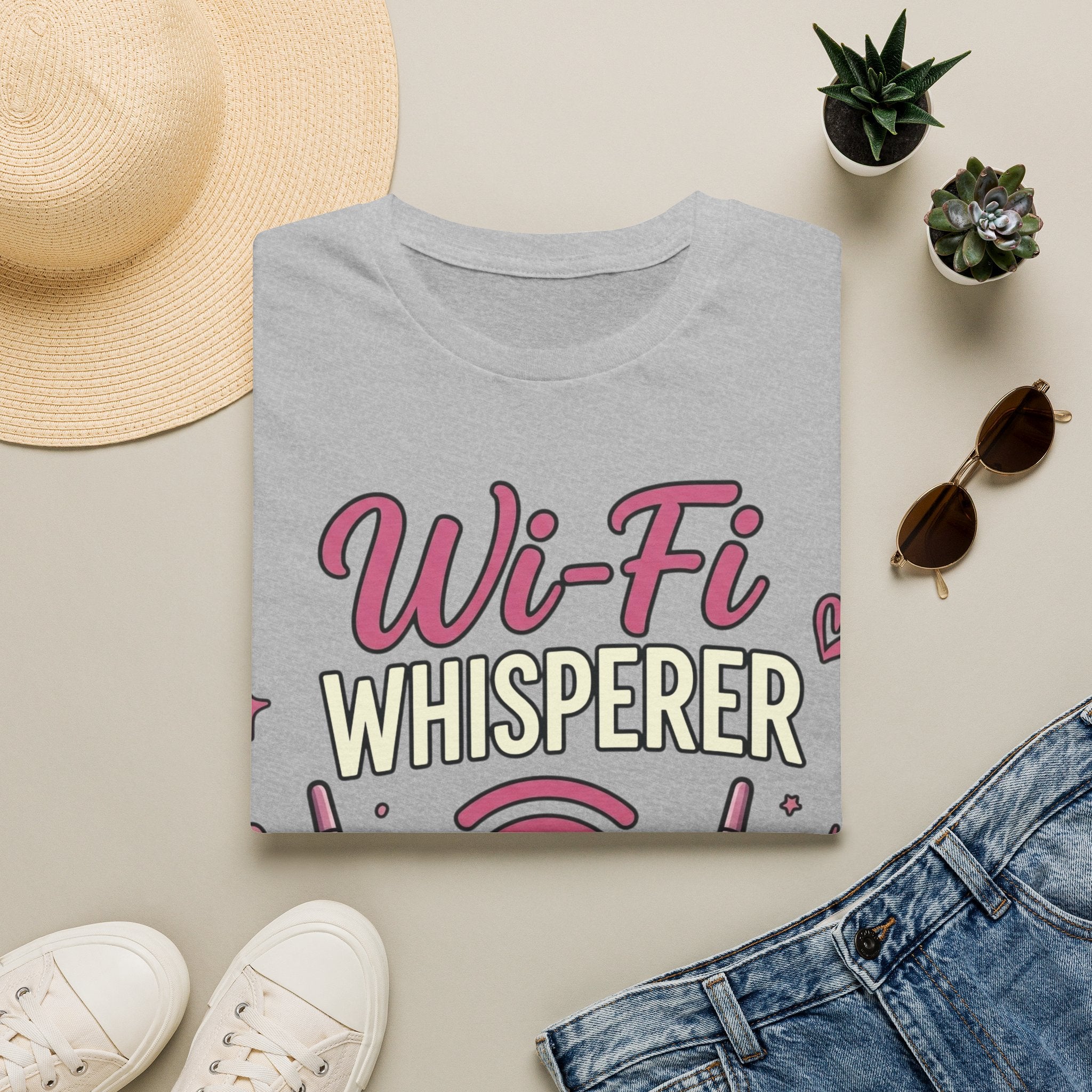 Wi‑Fi Whisperer Unisex Softstyle T-Shirt - Funny Tech Lover Graphic Tee