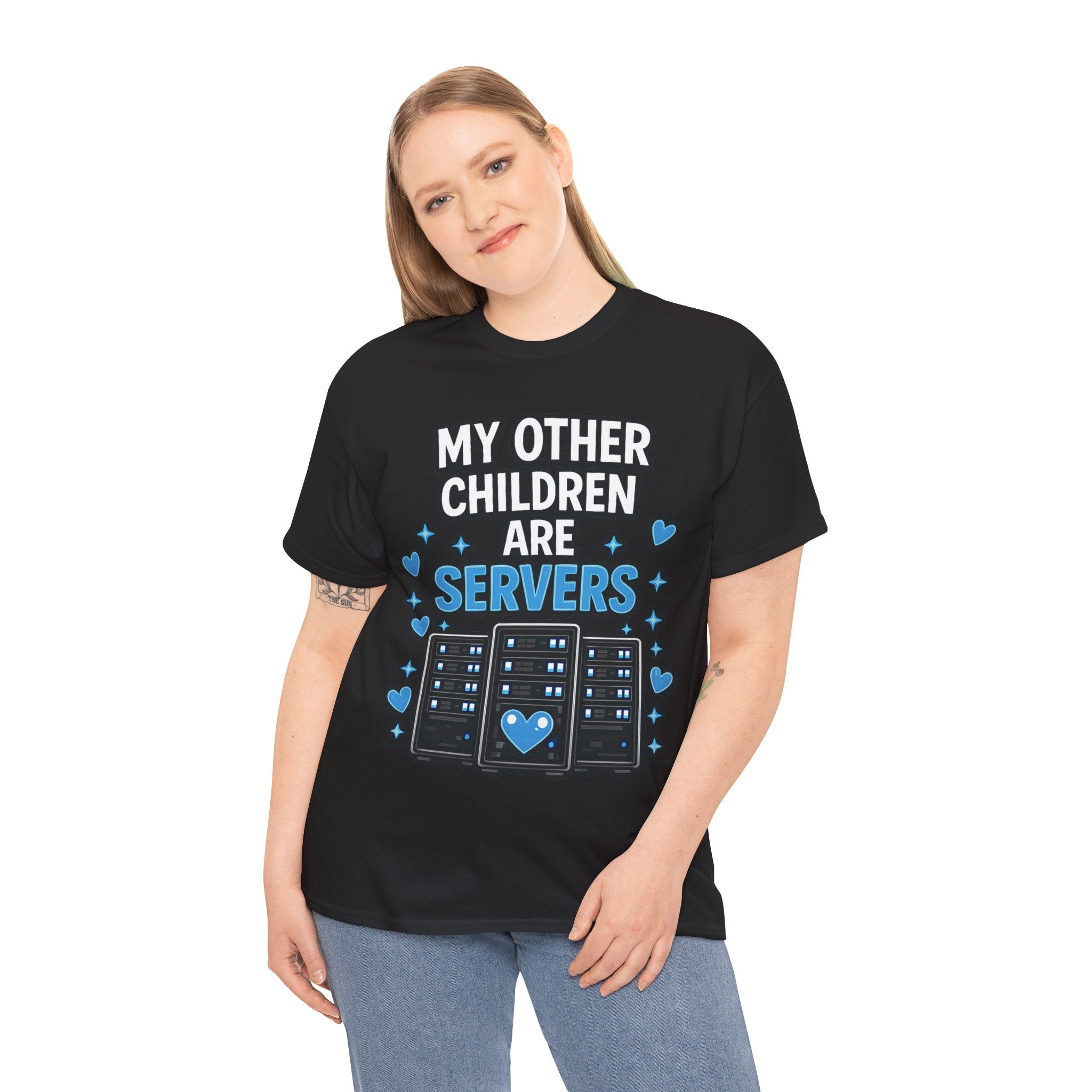 My Other Children Are Servers Unisex Heavy Cotton T‑Shirt