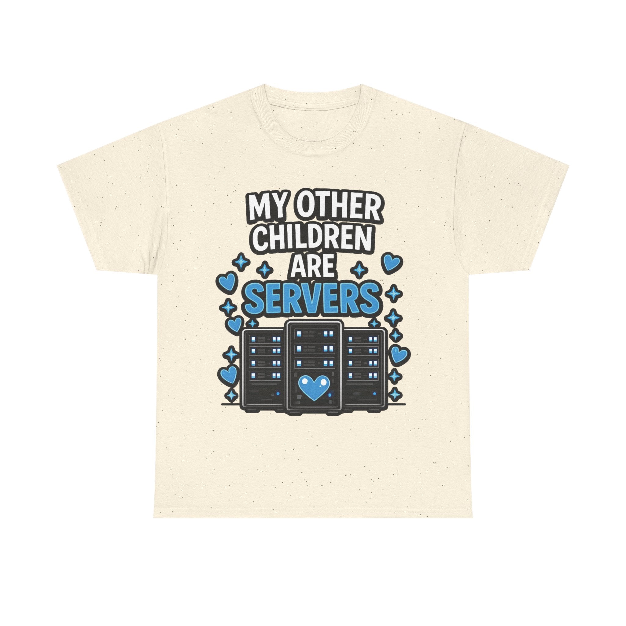 "My Other Children Are Servers" Unisex Heavy Cotton T‑Shirt