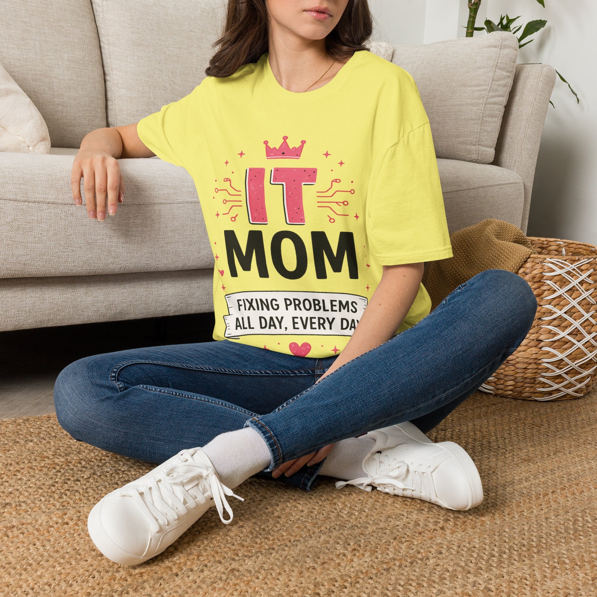 IT Mom Fixing Problems All Day Every Day Softstyle T-Shirt