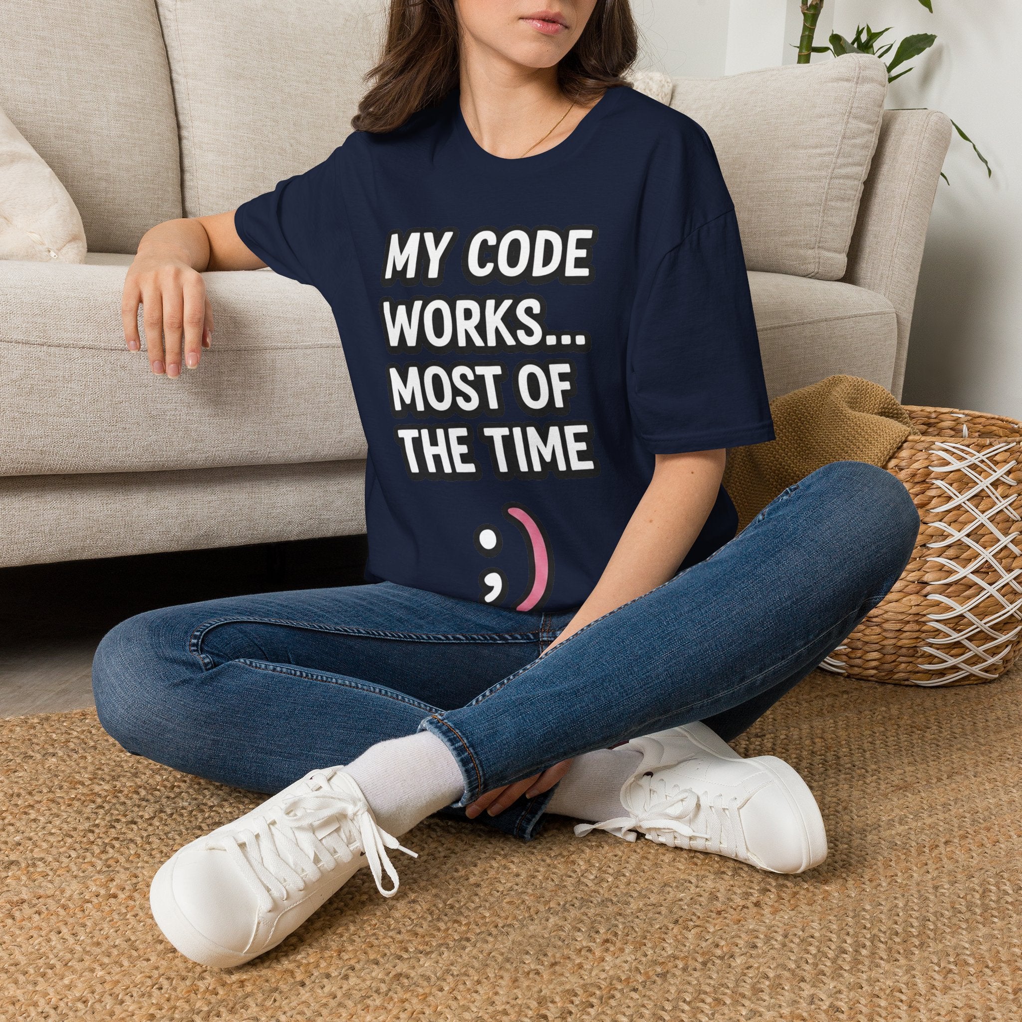 My Code Works... Most Of The Time Unisex Softstyle T-Shirt