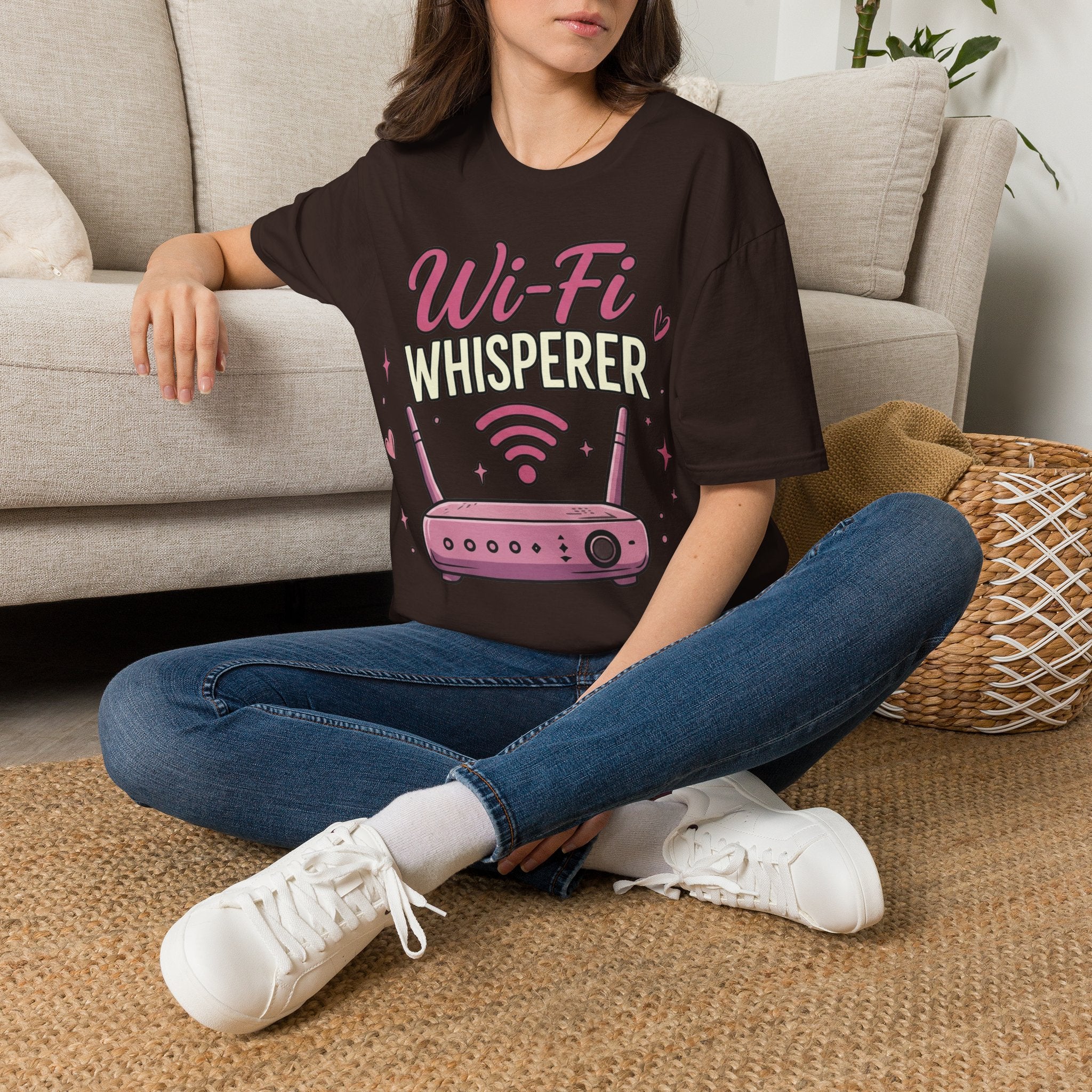 Wi‑Fi Whisperer Unisex Softstyle T-Shirt - Funny Tech Lover Graphic Tee