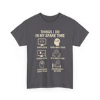 Things I Do in My Spare Time (Code) Unisex Heavy Cotton T-Shirt