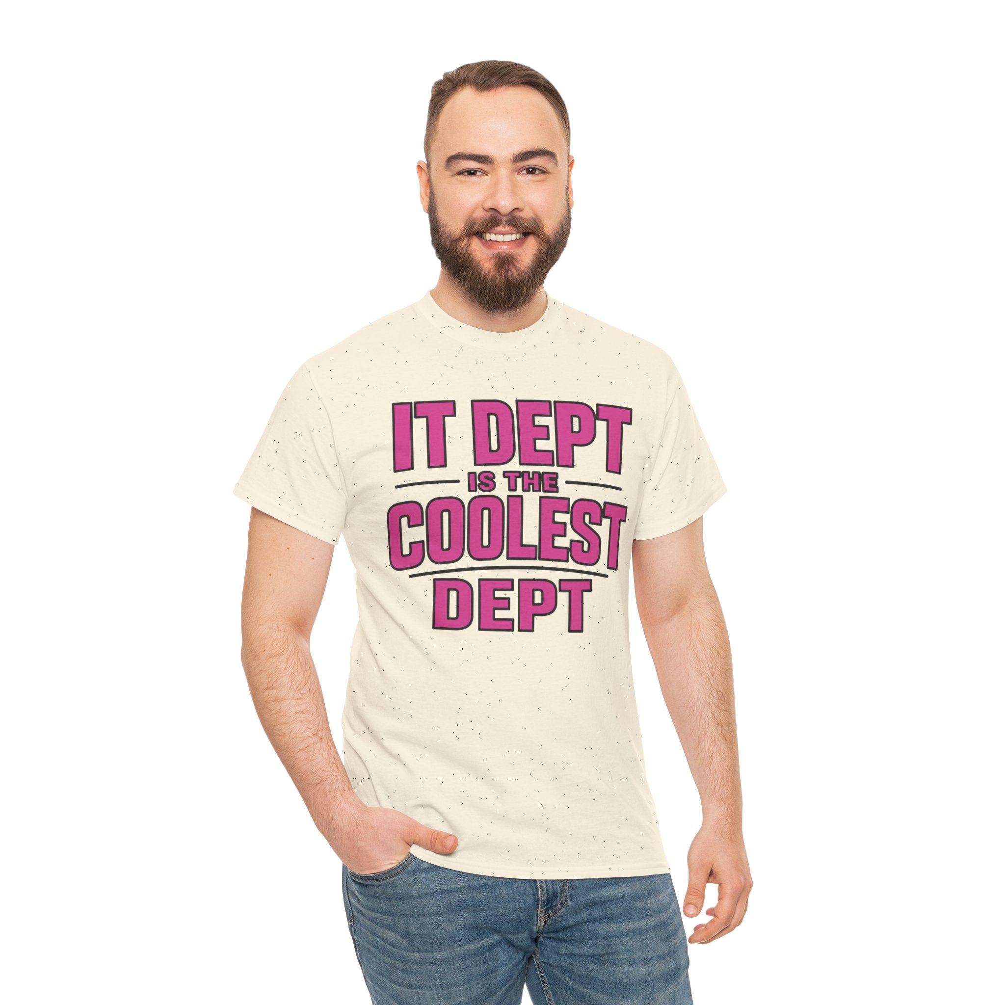 IT Dept Is The Coolest Dept Unisex Heavy Cotton T-Shirt