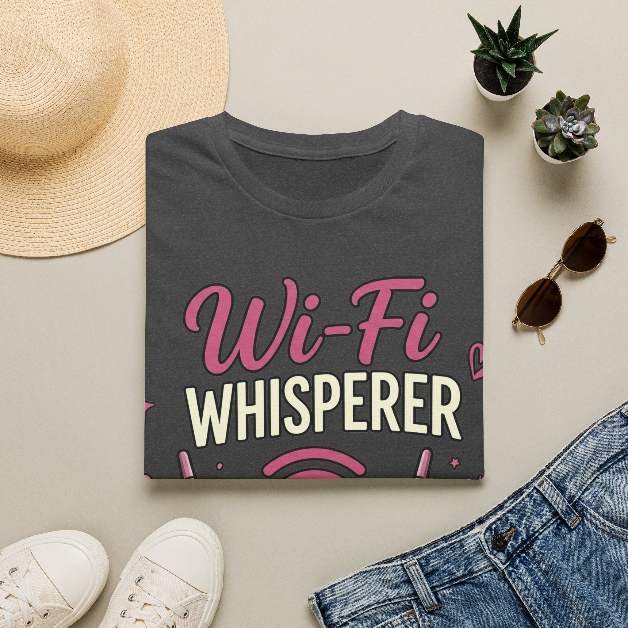 Wi‑Fi Whisperer Unisex Softstyle T-Shirt - Funny Tech Lover Graphic Tee