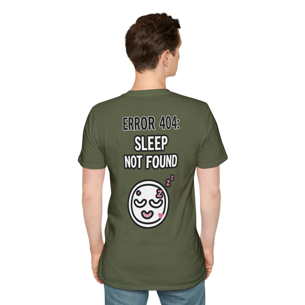 Error 404: Sleep Not Found Unisex Softstyle T-Shirt