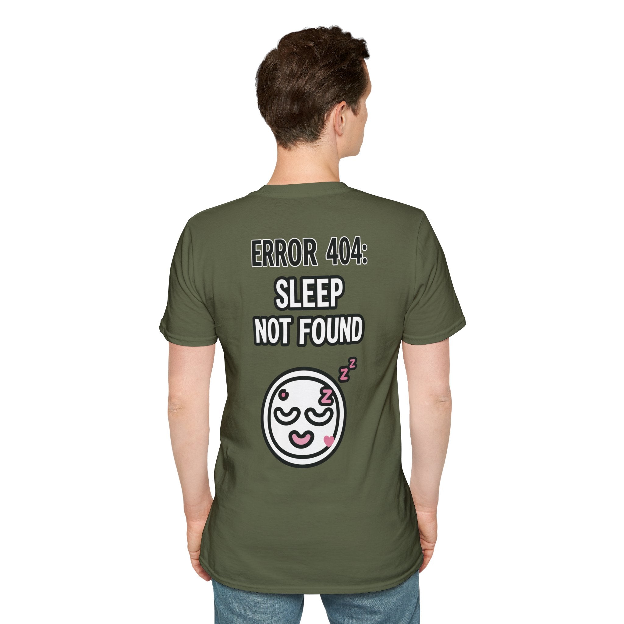 Error 404: Sleep Not Found Unisex Softstyle T-Shirt