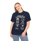 Things I Do In My Spare Time Ticket Obsessed Unisex Heavy Cotton T-Shirt