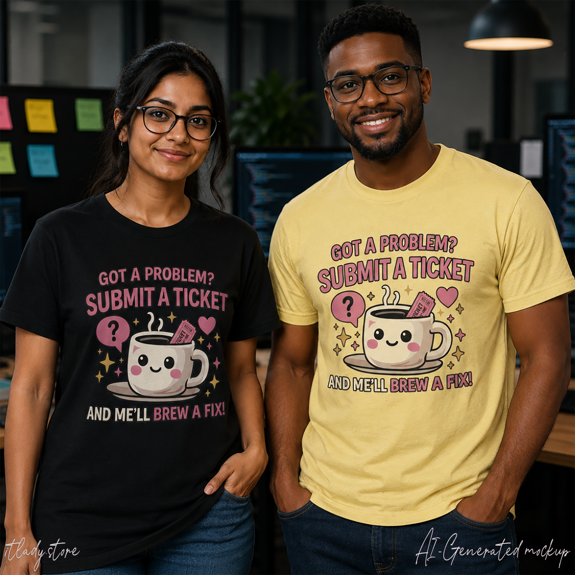 Got a Problem? Submit a Ticket Unisex Softstyle T-Shirt