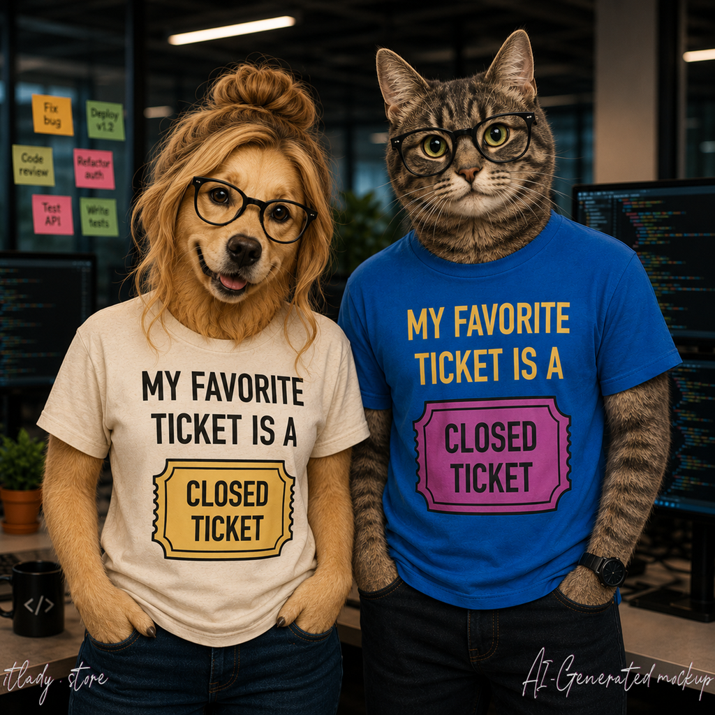 My Favorite Ticket Is A Closed Ticket Unisex Sofestyle T-Shirt
