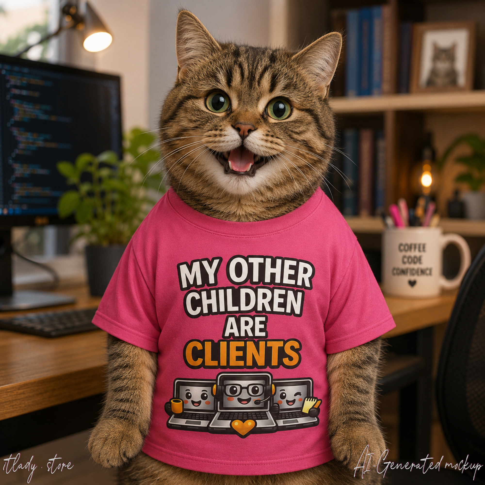 My Other Children Are Clients Unisex Heavy Cotton T-Shirt