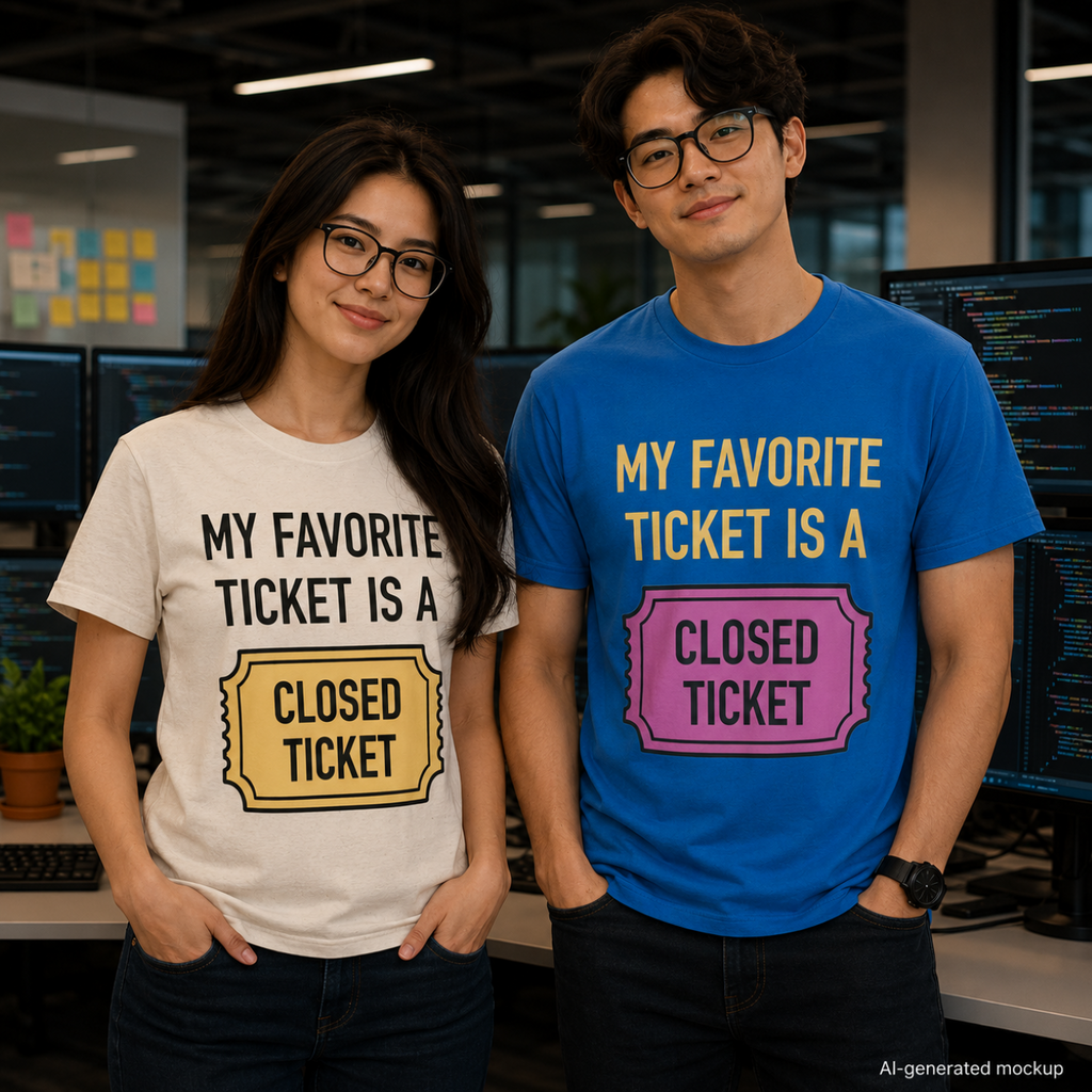 My Favorite Ticket Is A Closed Ticket Unisex Sofestyle T-Shirt