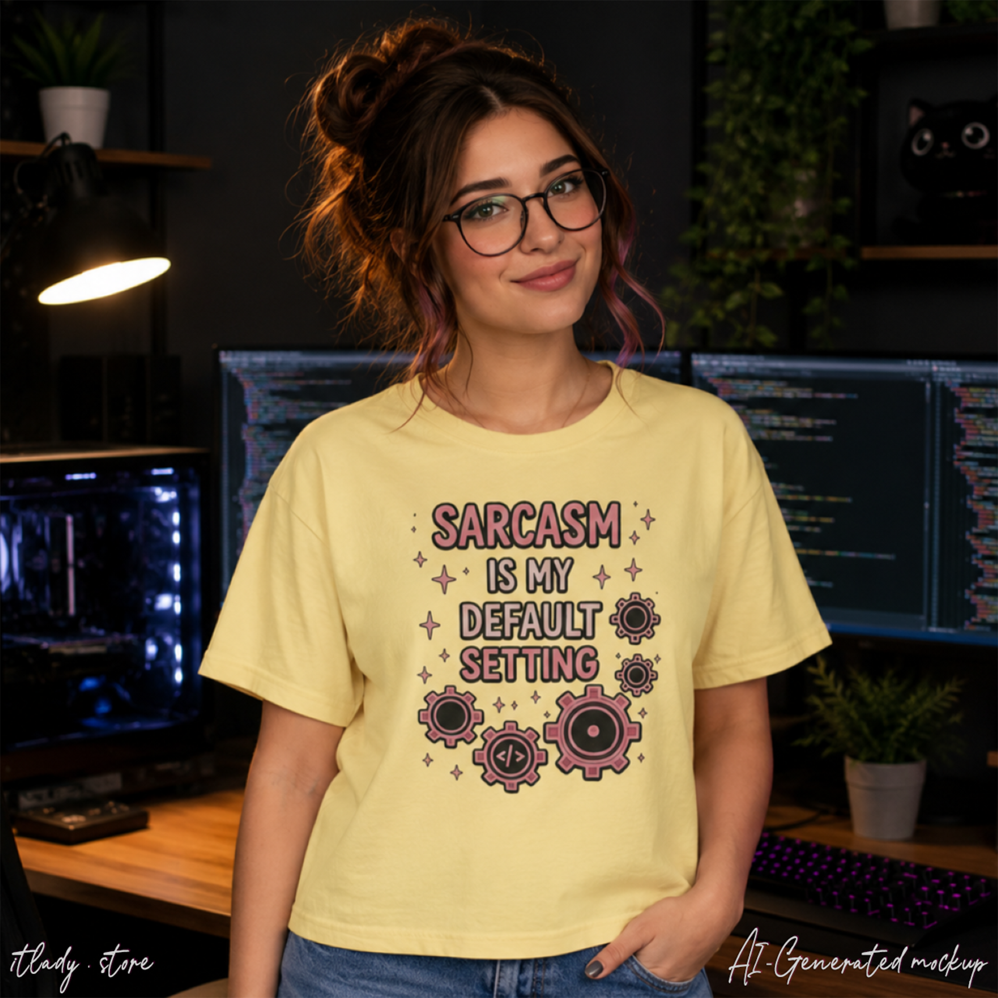 Sarcasm Is My Default Setting Boxy T-Shirt