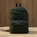 MS DOS Era Retro Code Pattern Backpack