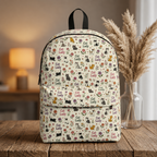 Cat Lady Pattern Backpack