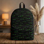 MS DOS Era Retro Code Pattern Backpack