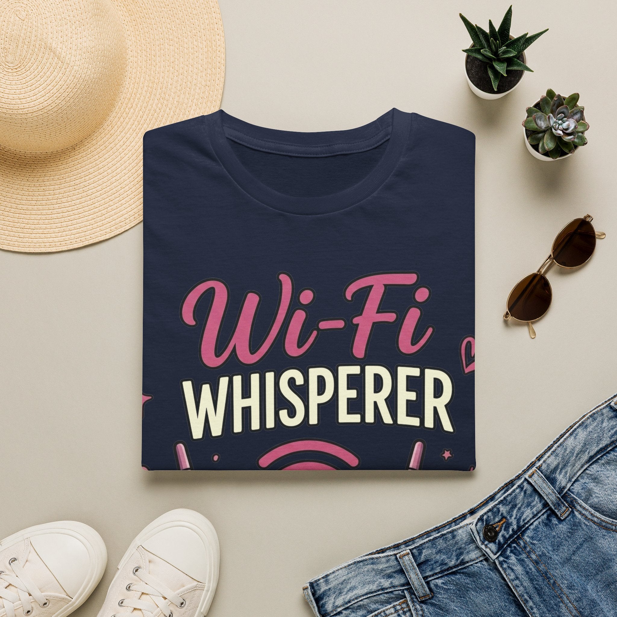 Wi‑Fi Whisperer Unisex Softstyle T-Shirt - Funny Tech Lover Graphic Tee
