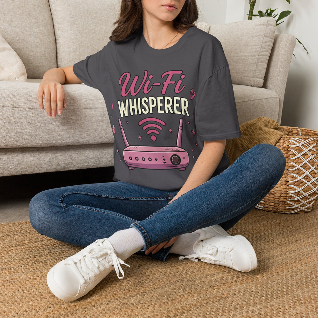 Wi‑Fi Whisperer Unisex Softstyle T-Shirt - Funny Tech Lover Graphic Tee