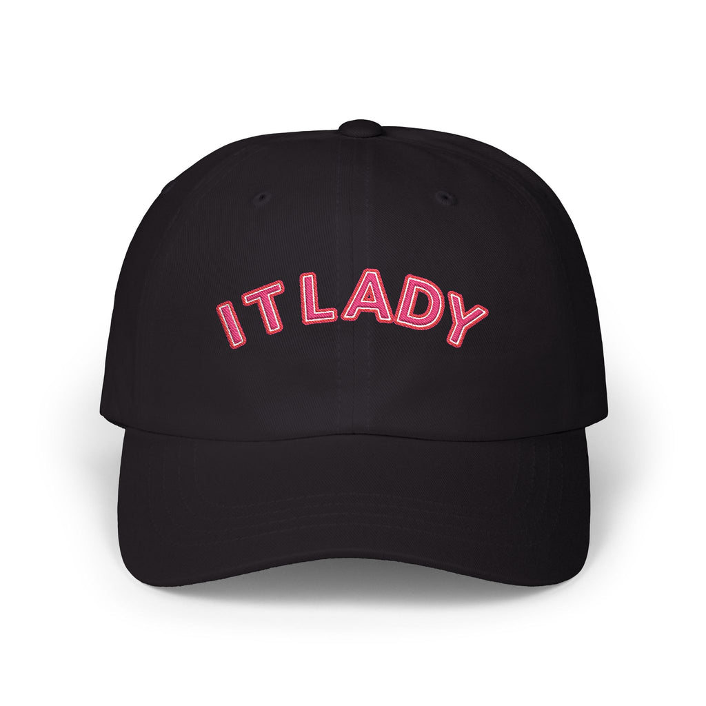 IT Lady Dad Cap Embroidered Curved-Brim Baseball Hat
