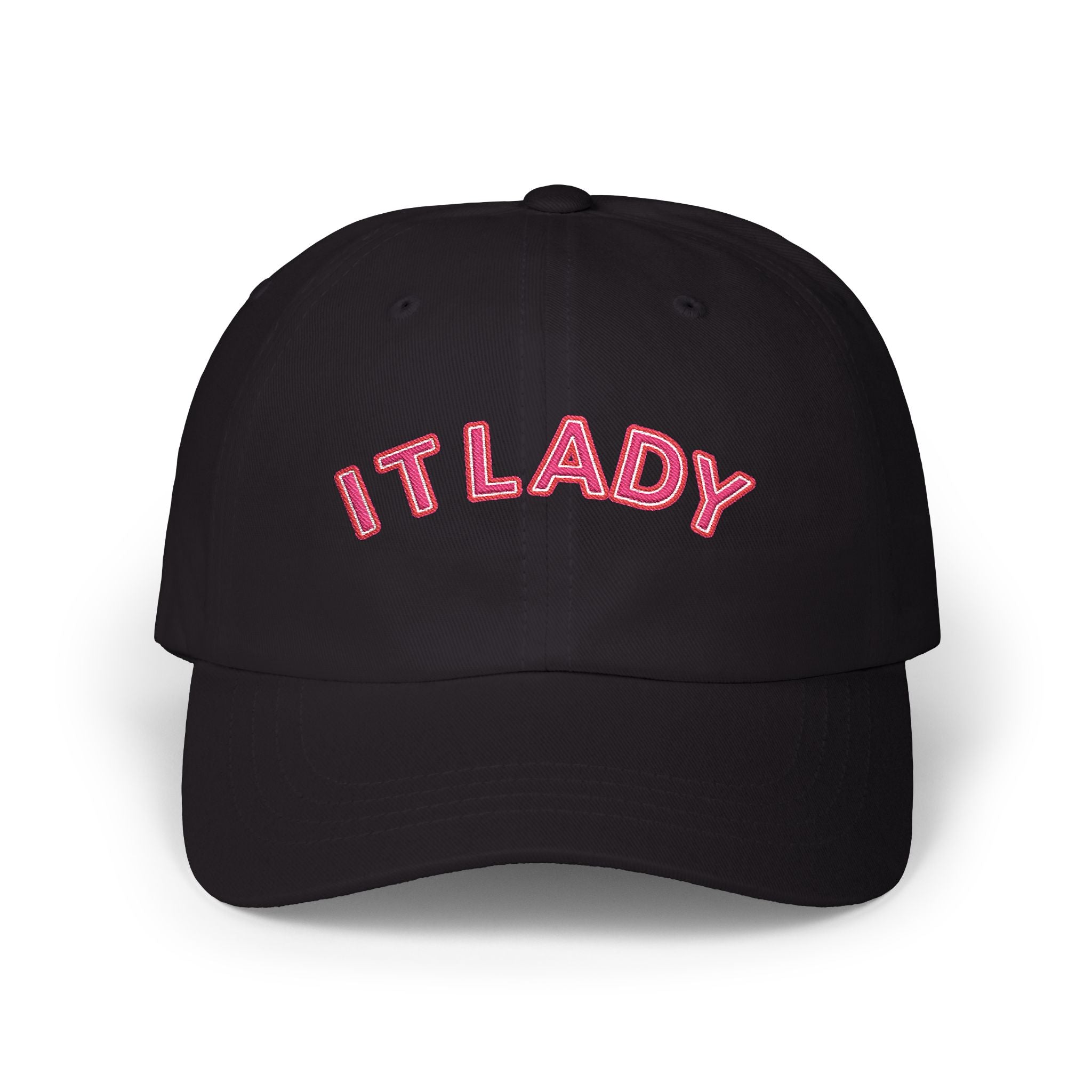 IT Lady Dad Cap Embroidered Curved-Brim Baseball Hat