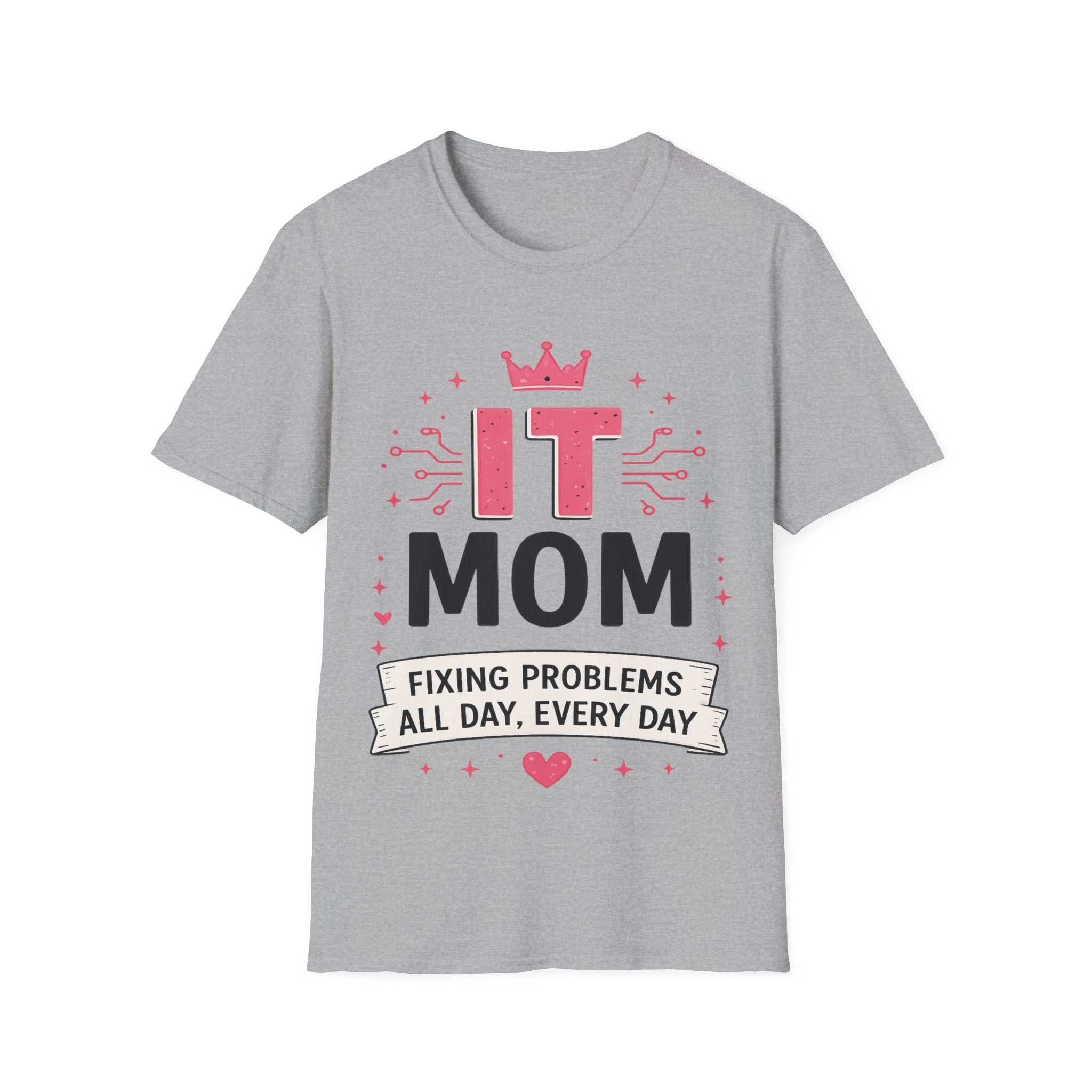 IT Mom Fixing Problems All Day Every Day Softstyle T-Shirt