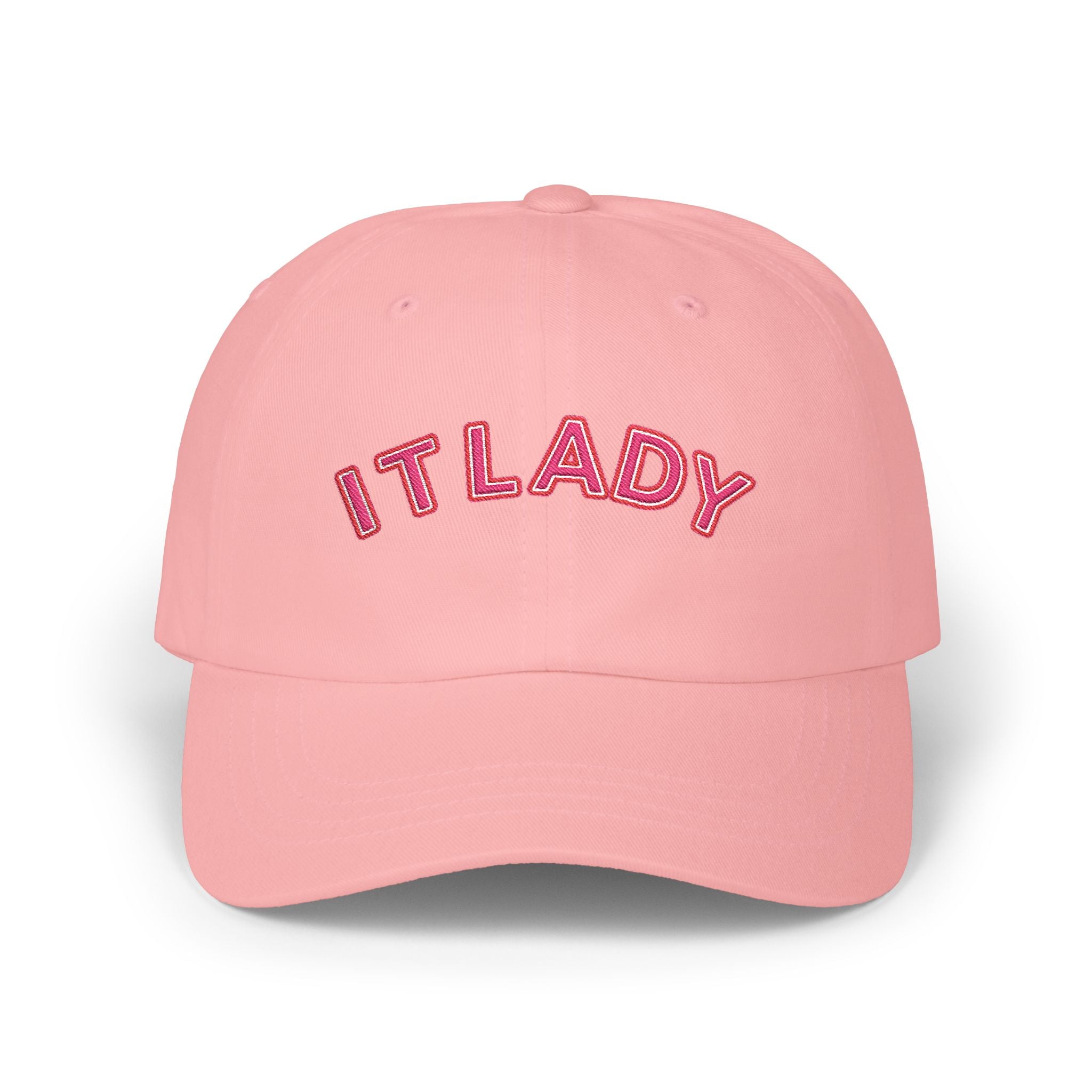 IT Lady Dad Cap Embroidered Curved-Brim Baseball Hat