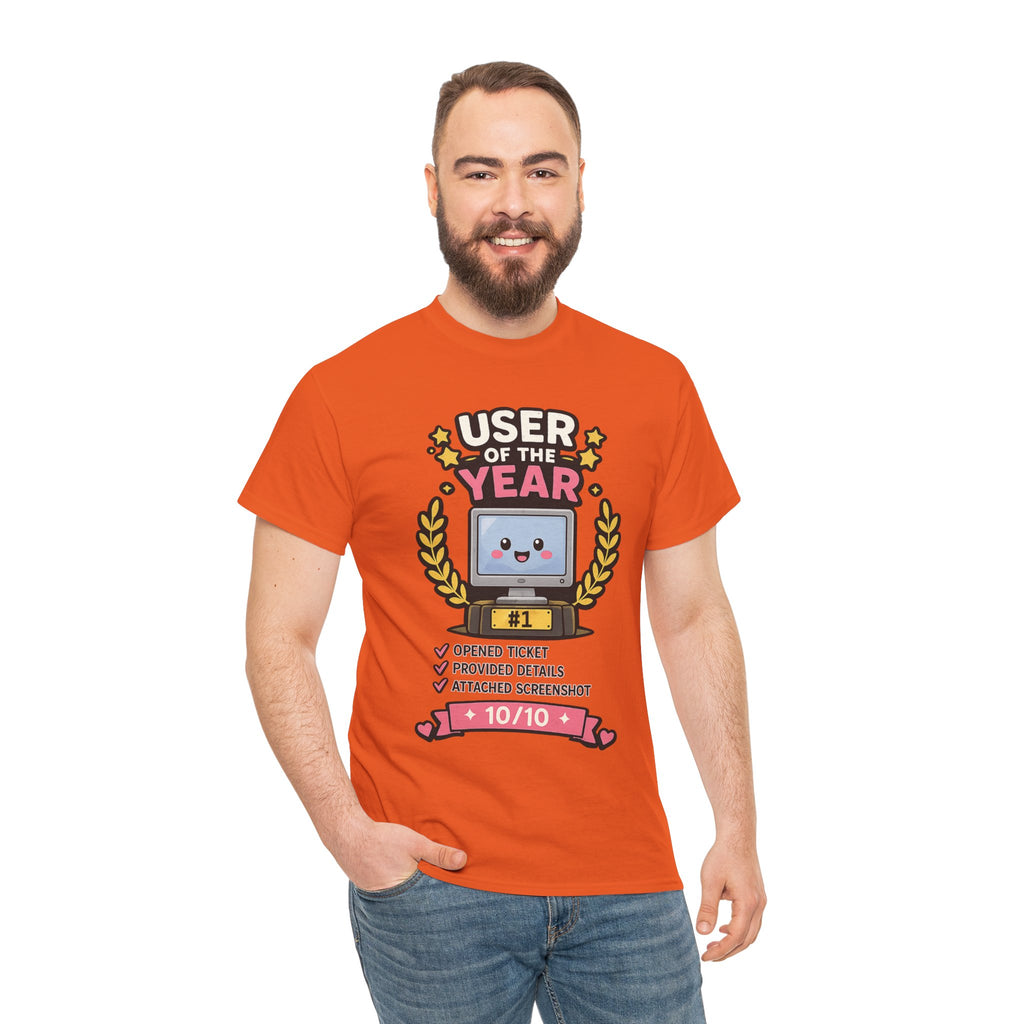 User of the Year Unisex Heavy Cotton T-Shirt