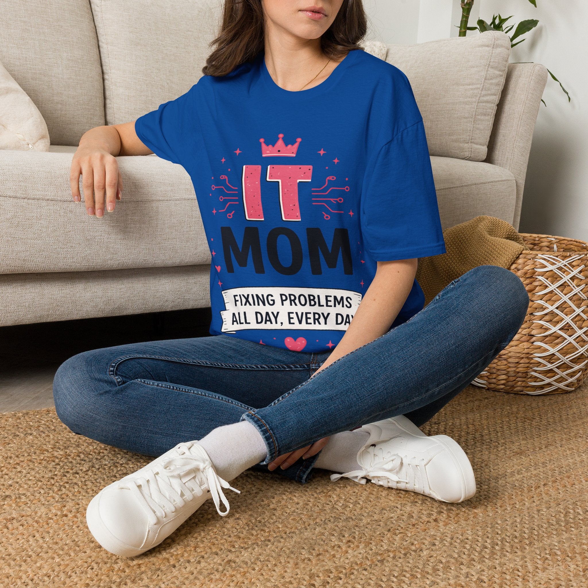 IT Mom Fixing Problems All Day Every Day Softstyle T-Shirt