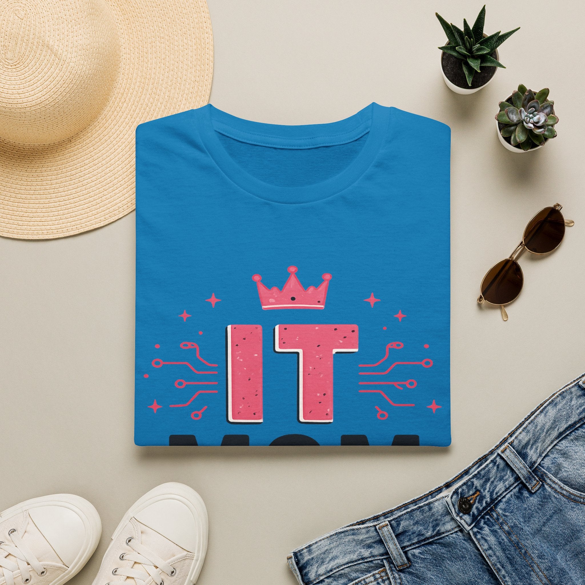 IT Mom Fixing Problems All Day Every Day Softstyle T-Shirt