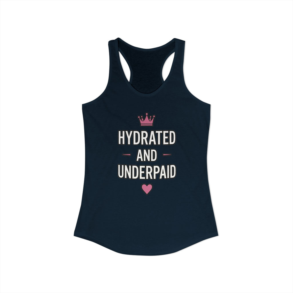Hydrated and Underpaid Women's Ideal Racerback Tank