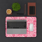 IT Lady Pink Pattern Desk Mat