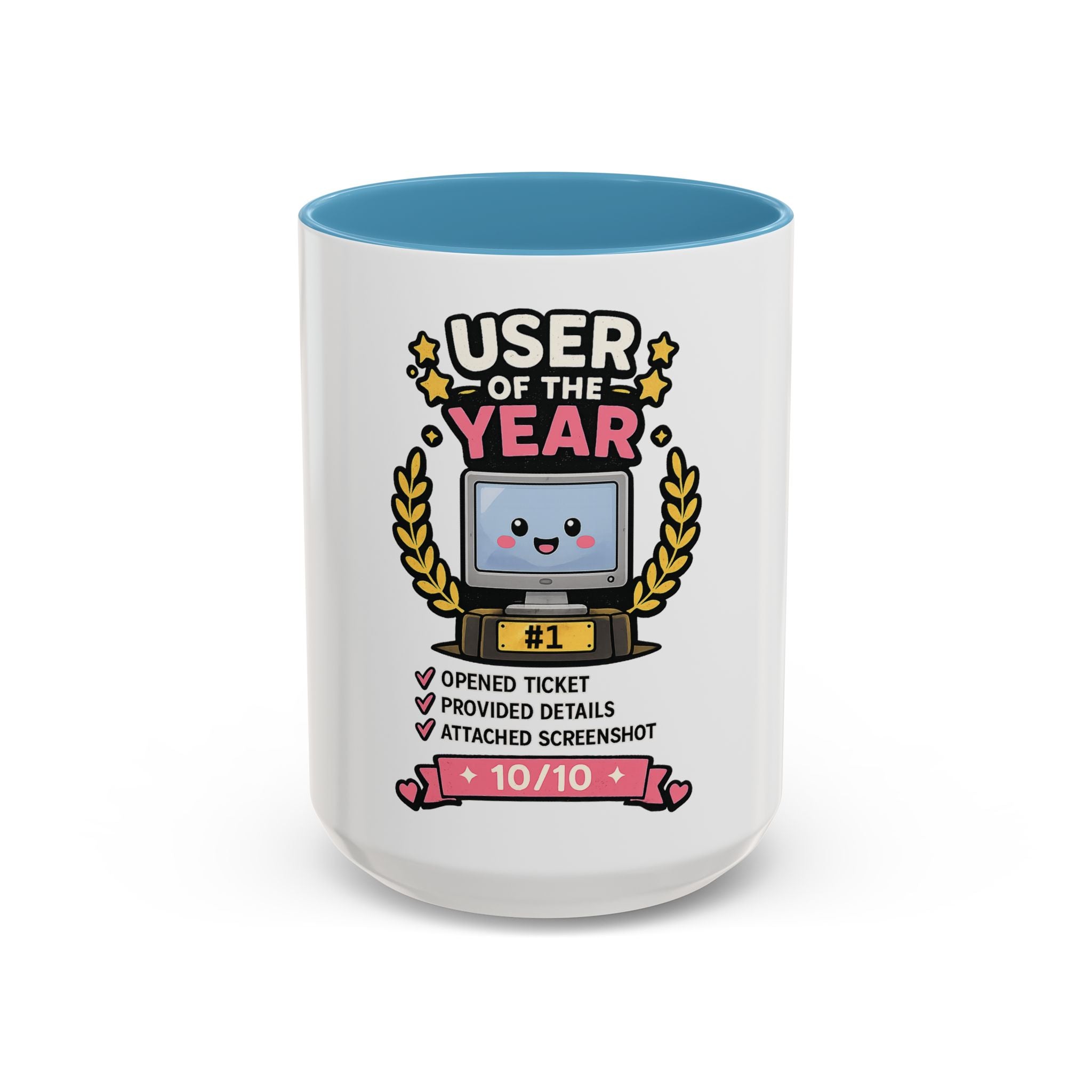 User of the Year Coffee Mug - Cute IT Support Appreciation Gift