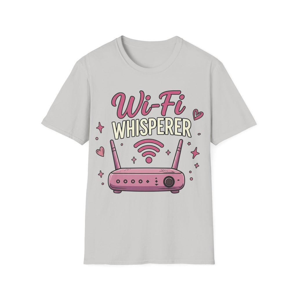 Wi‑Fi Whisperer Unisex Softstyle T-Shirt - Funny Tech Lover Graphic Tee