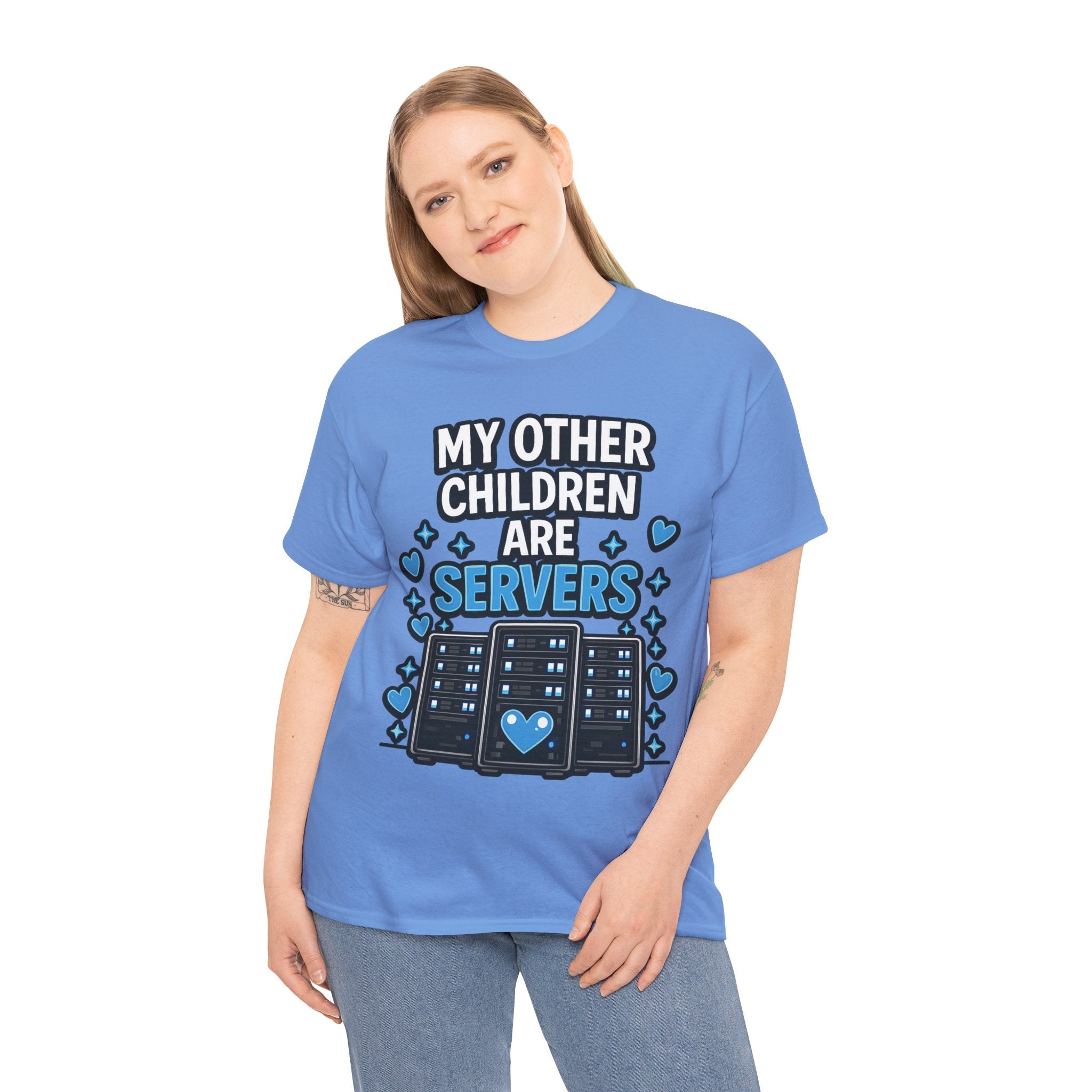My Other Children Are Servers Unisex Heavy Cotton T‑Shirt