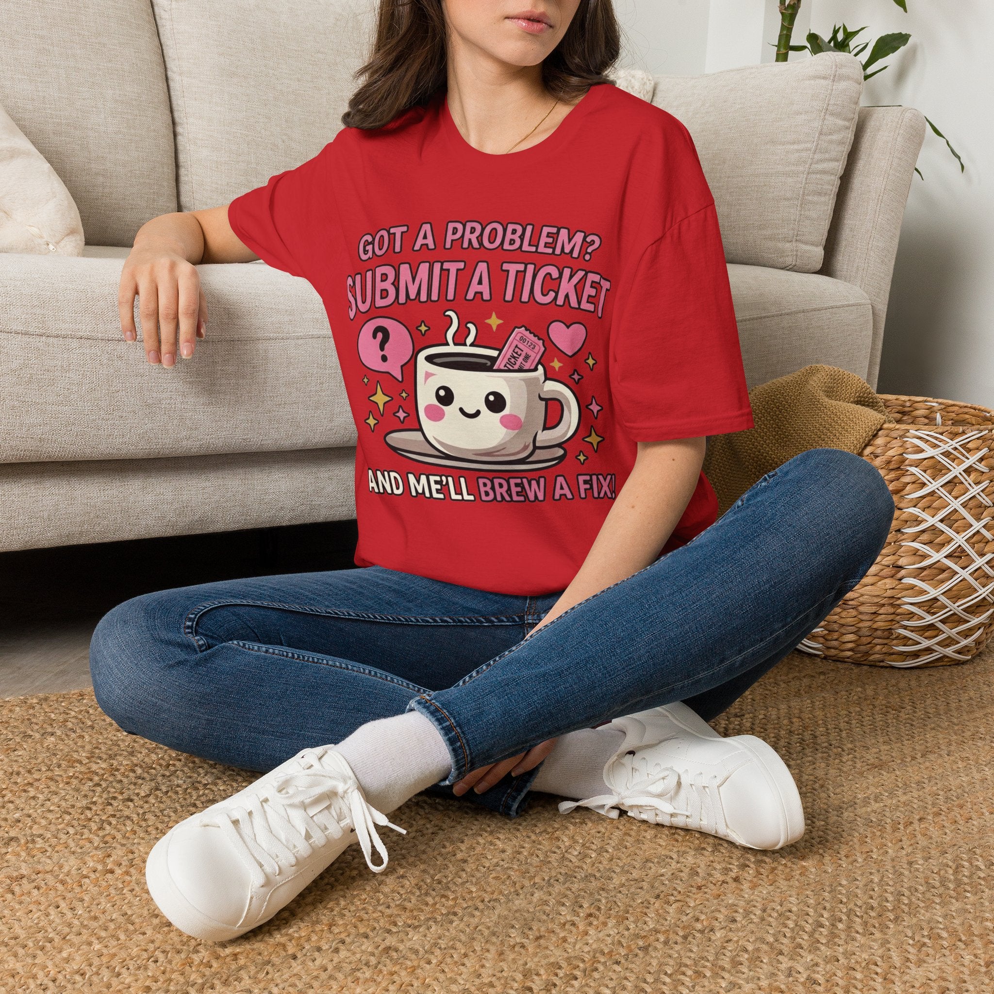 Got a Problem? Submit a Ticket Unisex Softstyle T-Shirt