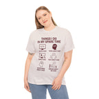 Things I Do in My Spare Time (Code) Unisex Heavy Cotton T-Shirt