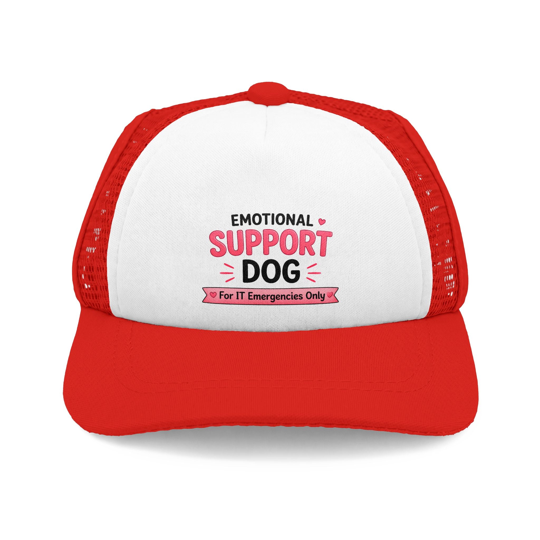 Emotional Support Dog Trucker Hat - Funny Pet Lover Foam Cap