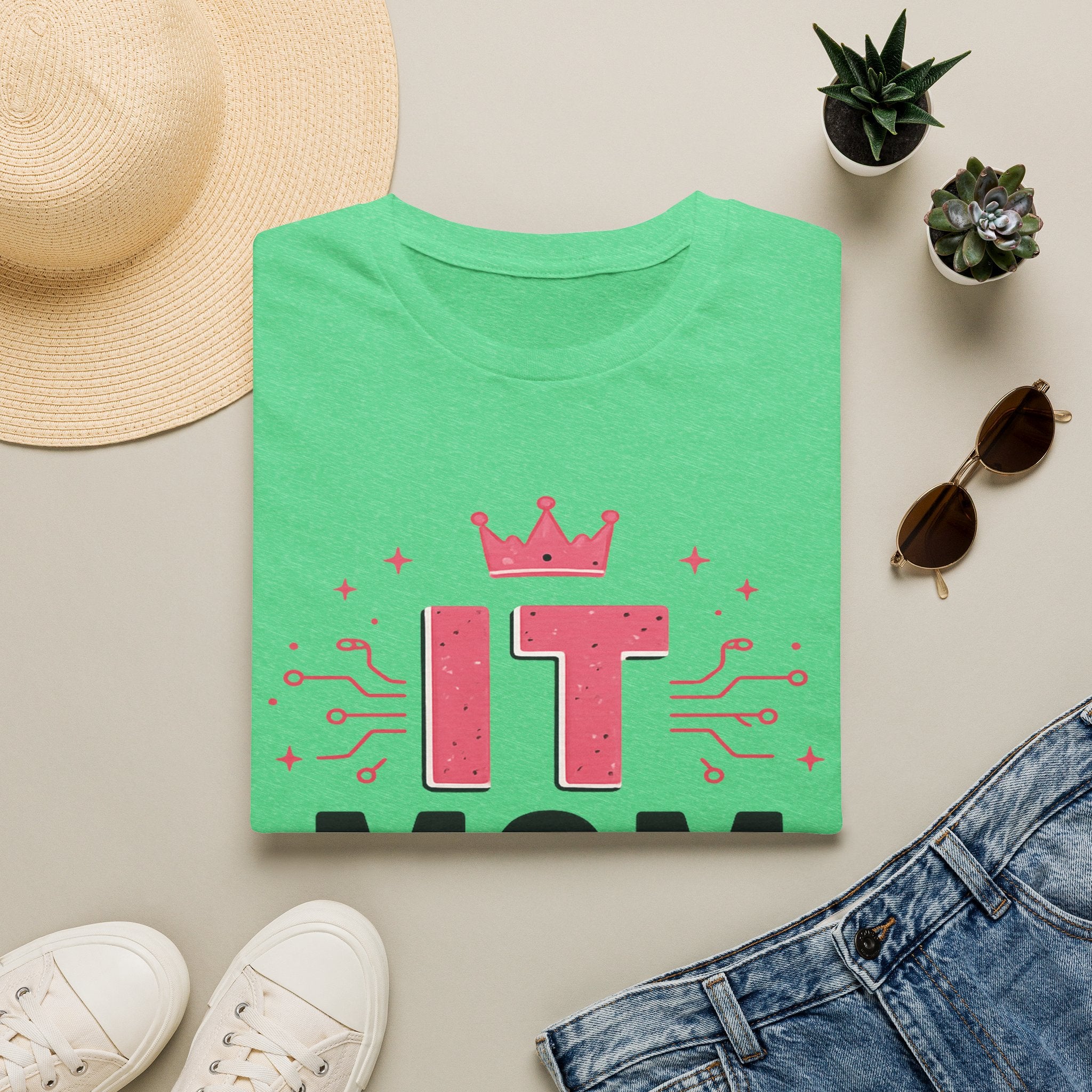 IT Mom Fixing Problems All Day Every Day Softstyle T-Shirt