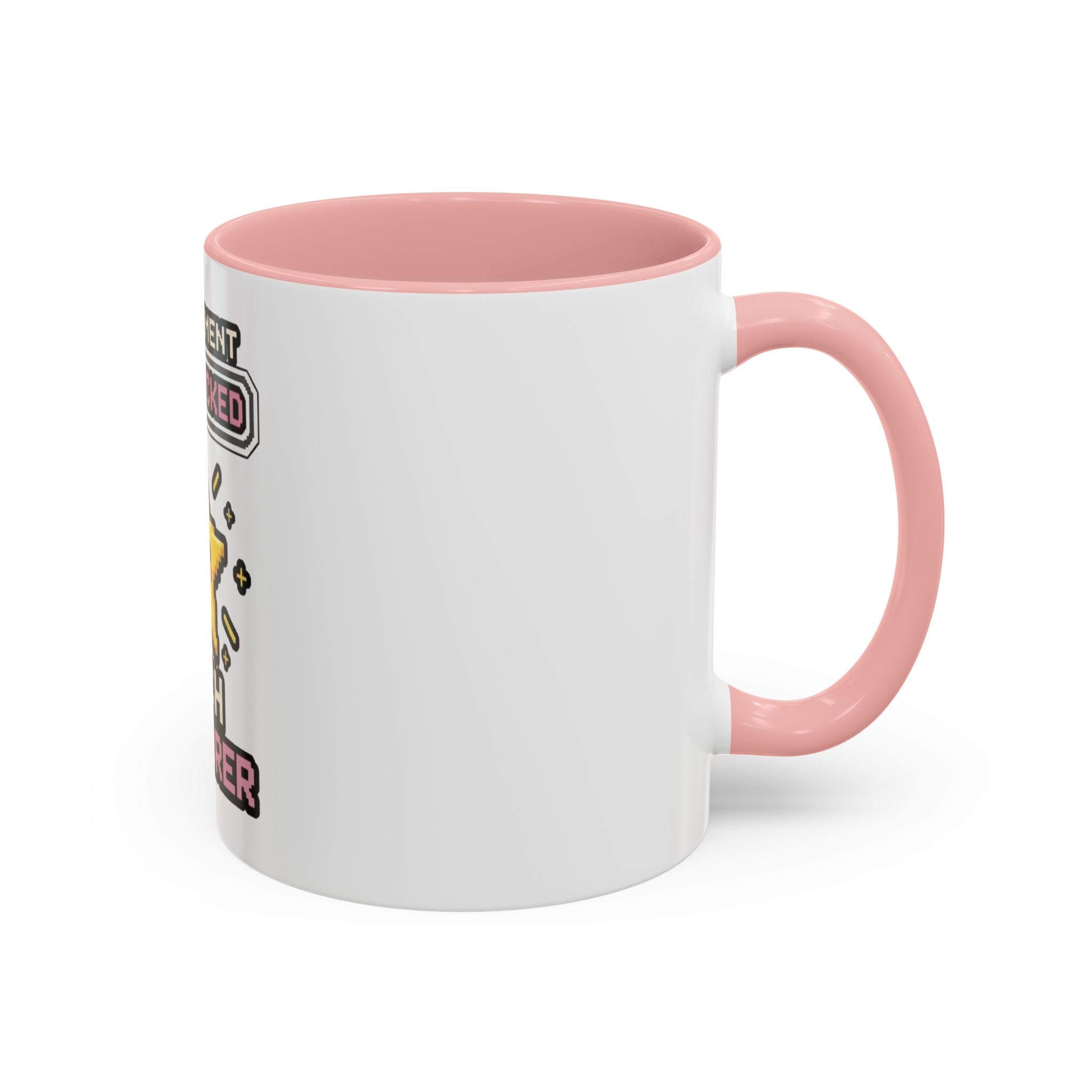 Achievement Unlocked: Tech Explorer Accent Coffee Mug - Cute Pixel Star Gamer Gift