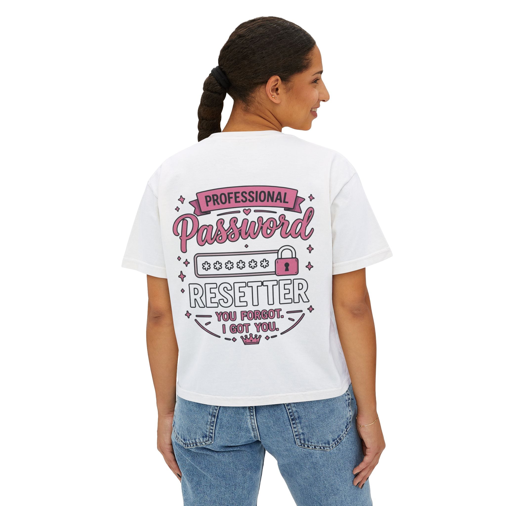 Professional Password Resetter Women's Boxy T-Shirt