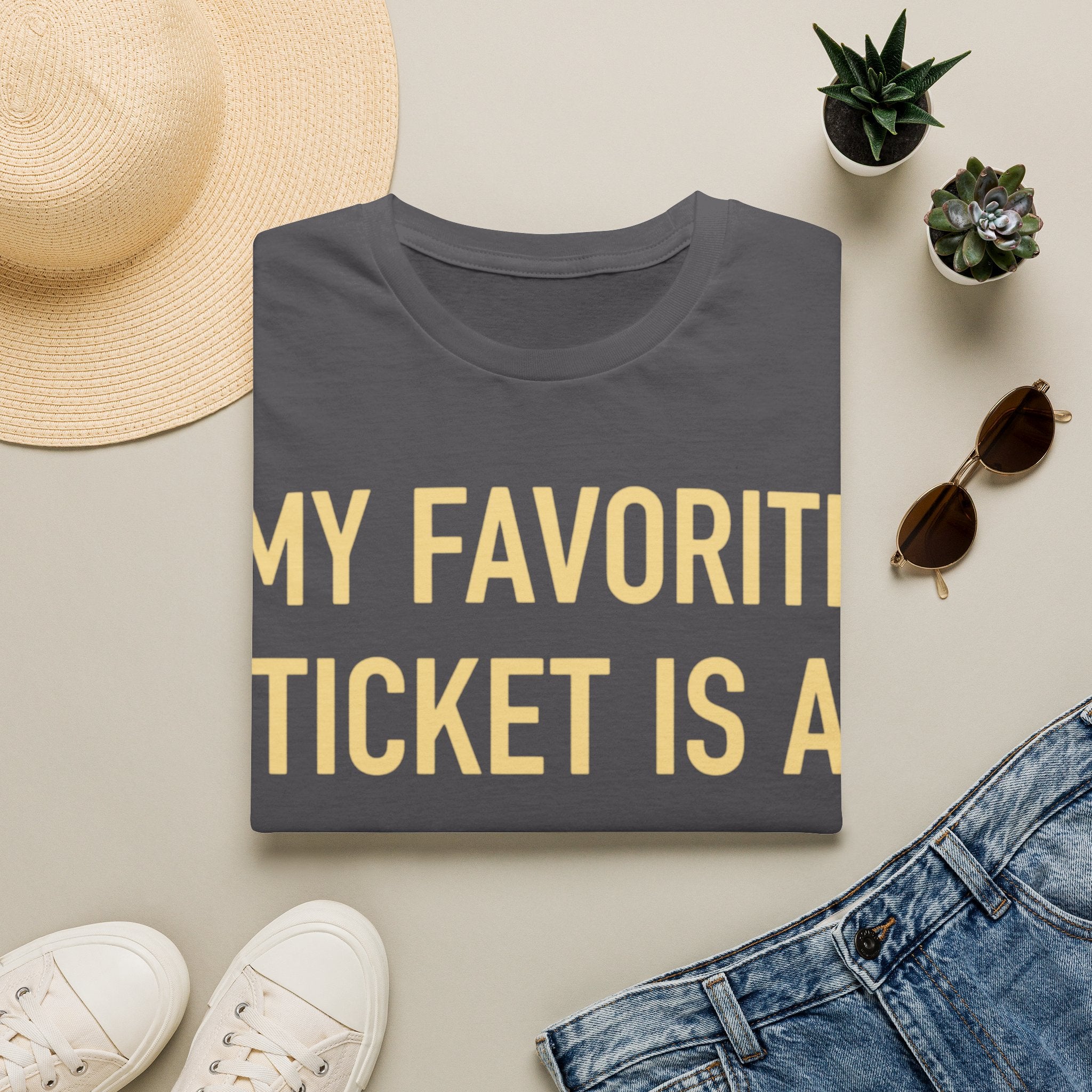 My Favorite Ticket Is A Closed Ticket Sofestyle T-Shirt Tech Support Humor Tee