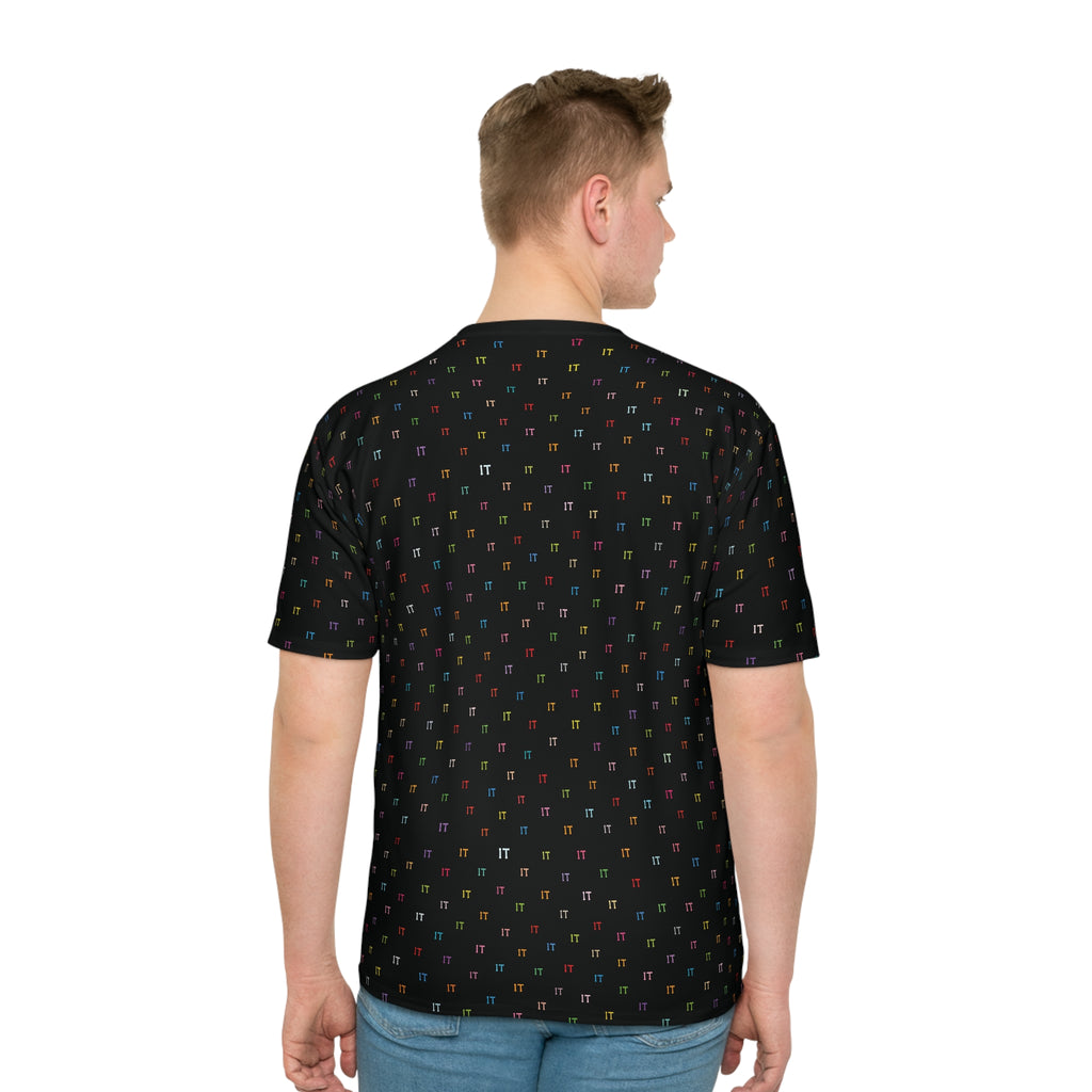 IT Color Pattern Black All-Over Unisex T-Shirt