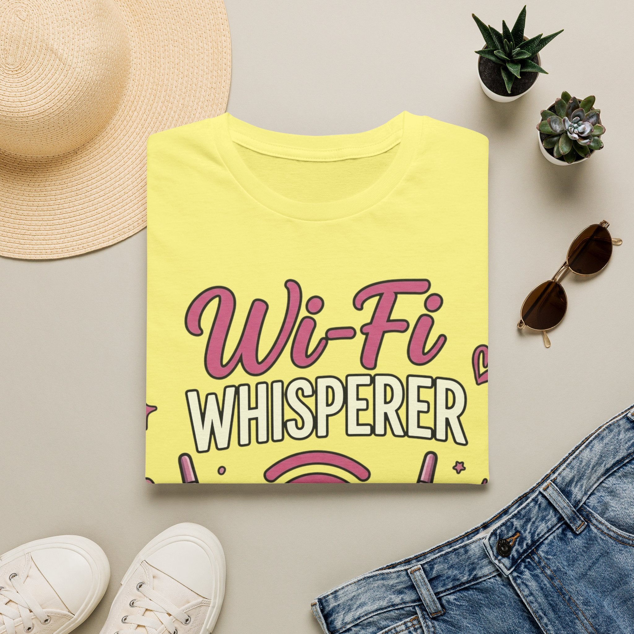 Wi‑Fi Whisperer Unisex Softstyle T-Shirt - Funny Tech Lover Graphic Tee