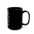 Coffee First Tickets Later Black Mug – Funny Event Planner Gift
